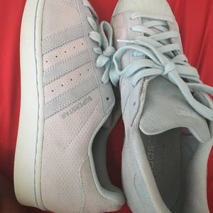 Light blue superstar J adidas